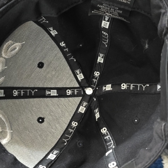 New Era 9Fifty Black snapback Raise cap Men's OSFA - Picture 16 of 16